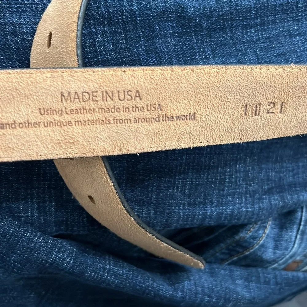 NEW JUSTIN CLASSIC WESTERN BROWN/BLACK BELT BY JUSTIN